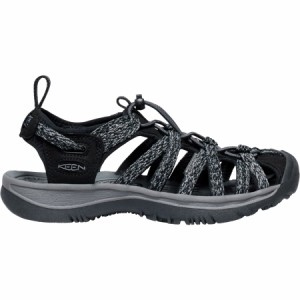 (取寄) キーン レディース ウィスパー サンダル - ウィメンズ KEEN women Whisper Sandal - Women's Black/Steel Grey