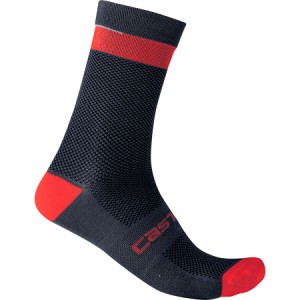 (取寄) カステリ アルファ 18 ソック Castelli Alpha 18 Sock Savile Blue/Red