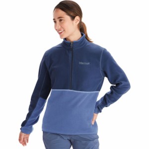 (取寄) マーモット レディース ロックリン 1/2 ジップ - ウィメンズ Marmot women Rocklin 1/2 Zip - Women's Twilight Blue/Blue Bonnet