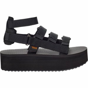 (取寄) テバ レディース フラットフォーム メビア サンダル - ウィメンズ Teva women Flatform Mevia Sandal - Women's Black