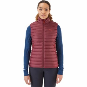 (取寄) ラブ レディース マイクロライト ダウン ベスト - ウィメンズ Rab women Microlight Down Vest - Women's Deep Heather