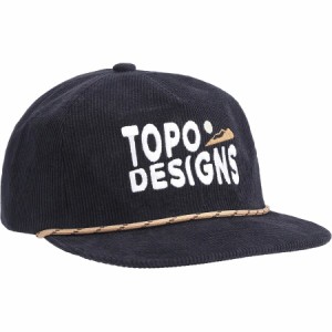 (取寄) トポデザイン コーデュロイ トラッカー ハット Topo Designs Corduroy Trucker Hat Black/Sunrise