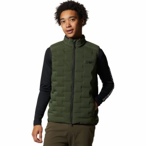 (取寄) マウンテンハードウェア メンズ ストレッチダウン ベスト - メンズ Mountain Hardwear men Stretchdown Vest - Men's Surplus Gre