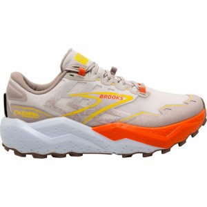 (取寄) ブルックス メンズ カルデラ 7 シューズ - メンズ Brooks men Caldera 7 Shoe - Men's White Sand/Chateau Gray/Yellow