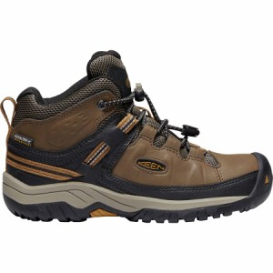 (取寄) キーン ボーイズ ターギー ミッド Wp シューズ - ボーイズ KEEN boys Targhee Mid WP Shoe - Boys' Dark Earth/Golden Brown