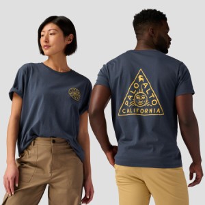 (取寄) バックカントリー パロ アルト ピラミッド T-シャツ Backcountry Palo Alto Pyramid T-Shirt Baltic Blue