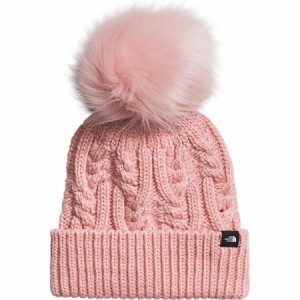 (取寄) ノースフェイス キッズ オウ メガ ファー ポン ビーニー - キッズ The North Face kids Oh Mega Fur Pom Beanie - Kids' Pink Mos