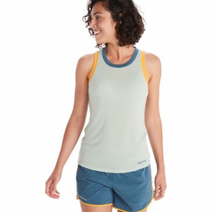 (取寄) マーモット レディース スイッチバック タンク トップ - ウィメンズ Marmot women Switchback Tank Top - Women's Frosty Green/M