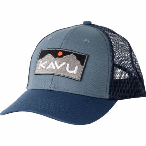 (取寄) カブー アバーブ スタンダード トラッカー ハット KAVU Above Standard Trucker Hat Vintage Blue