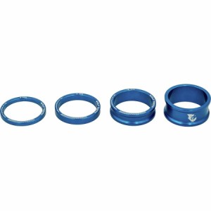 (取寄) ウルフトゥースコンポーネンツ ヘッドセット スペーサー キット Wolf Tooth Components Headset Spacer Kit Blue