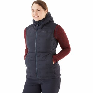 (取寄) ラブ レディース キュービット ストレッチ ダウン ベスト - ウィメンズ Rab women Cubit Stretch Down Vest - Women's Ebony