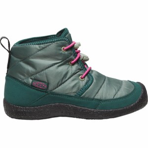 (取寄) キーン キッズ ハウザー リ チャッカ Wp シューズ - キッズ KEEN kids Howser II Chukka WP Shoe - Kids' Dark Forest/Fuchsia Pu