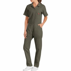 (取寄) ディッキーズ レディース フレックス ショートスリーブ カバーオール - ウィメンズ Dickies women Flex Short-Sleeve Coverall - 