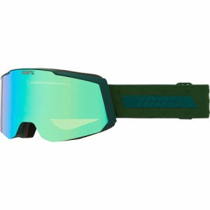 (取寄) 100% スノークラフト S ゴーグル 100% Snowcraft S Goggle Creature/Mirror Green