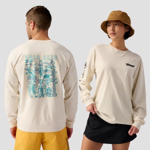 (取寄) バックカントリー パロ アルト ロング-スローブ クルー T-シャツ Backcountry Palo Alto Long-Sleeve Crew T-Shirt Vintage White