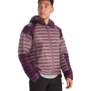 (取寄) マーモット メンズ ハイプ ダウン フーデット ジャケット - メンズ Marmot men Hype Down Hooded Jacket - Men's Purple Fig/Hazy