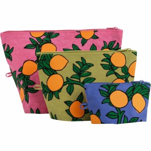 (取寄) バグー ゴー ポーチ セット BAGGU Go Pouch Set Orange Trees