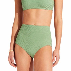 (取寄) シーフォリー レディース ハイ ウェスト ビキニ ボトム - ウィメンズ Seafolly women Secondwave High Waisted Bikini Bottom - W