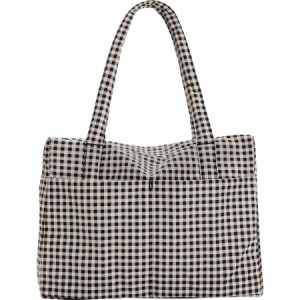 (取寄) バグー クラウド キャリーオン BAGGU Cloud Carry-on Black & White Gingham