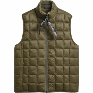 (取寄) タイオン マウンテン リバーシブル ダウン X ボア ベスト Taion Mountain Reversible Down x Boa Vest Olive/Dark Olive