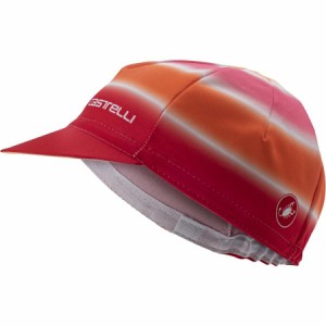 (取寄) カステリ ドルチェ サイクリング キャップ Castelli Dolce Cycling Cap Soft Orange/Hibiscus