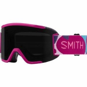 (取寄) スミス スクアッド S ゴーグルズ Smith Squad S Goggles Fuschia Oversized Shapes/ChromaPop Sun Black/Extra Lens-Clear