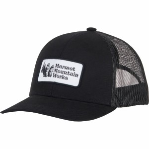 (取寄) マーモット レトロ トラッカー ハット Marmot Retro Trucker Hat Black/Black