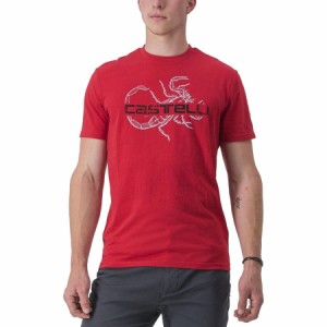 (取寄) カステリ メンズ フィナーレ T-シャツ - メンズ Castelli men Finale T-Shirt - Men's Red Cts