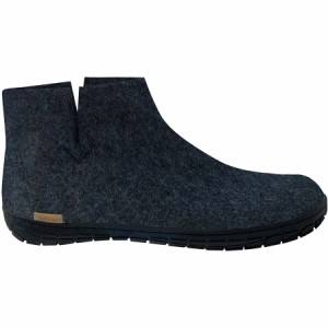 (取寄) グレーラップ ザ ブート ラバー スリッパ Glerups The Boot Rubber Slipper Denim/Black