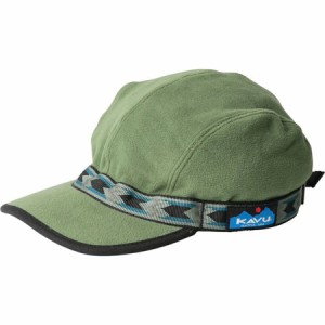 (取寄) カブー フリース ストラップキャップ KAVU Fleece Strapcap Moss