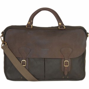 (取寄) バブアー ワックス レザー 4L ブリーフケース Barbour Wax Leather 4L Briefcase Olive