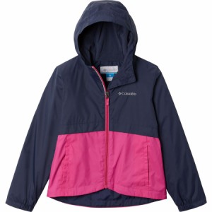 (取寄) コロンビア ガールズ レイン-ジラ ジャケット - ガールズ Columbia girls Rain-Zilla Jacket - Girls' Nocturnal/Pink Ice