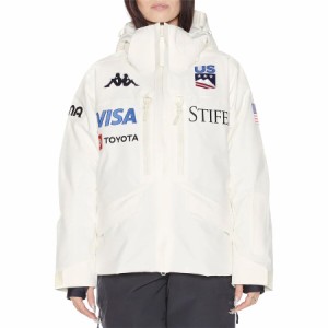 (取寄) レディース 6セント 604T アス ジャケット - ウィメンズ Kappa USA women 6Cento 604T US Jacket - Women's White Milk