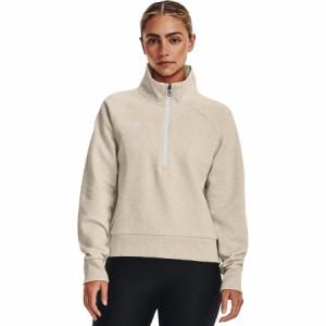 (取寄) アンダーアーマー レディース ライバル フリース 1/2-ジップ プルオーバー - ウィメンズ Under Armour women Rival Fleece 1/2-Zi