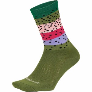 (取寄) デフィート エアイーター 6インチ ソック DeFeet Aireator 6in Sock Rainbow Trout