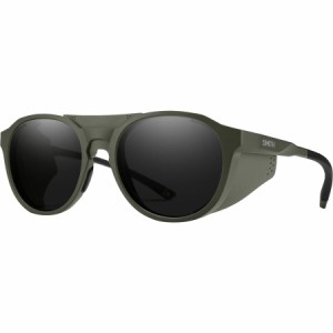 (取寄) スミス ベンチャー クロマポップ サングラス Smith Venture ChromaPop Sunglasses Matte Moss/ChromaPop Polarized Black