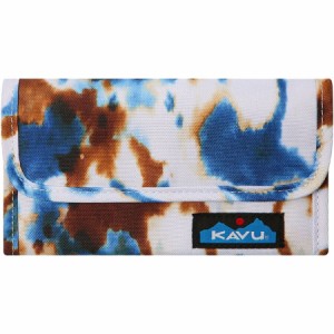 (取寄) カブー レディース モンド スペンダー ウォレット - ウィメンズ KAVU women Mondo Spender Wallet - Women's Earth Sky Tie Dye