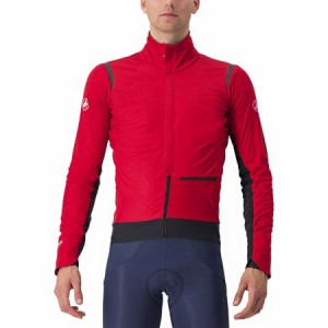 (取寄) カステリ メンズ アルファ ドッピオ ロース ジャケット - メンズ Castelli men Alpha Doppio RoS Jacket - Men's Pompeian Red/Bl