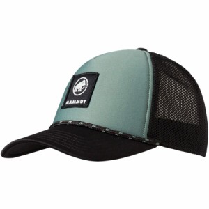 (取寄) マムート クラッグ ロゴ トラッカー キャップ Mammut Crag Logo Trucker Cap Black/Dark Jade