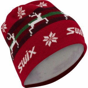 (取寄) スウィックス グンデ ホリディ ビーニー Swix Gunde Holiday Beanie Swix Red