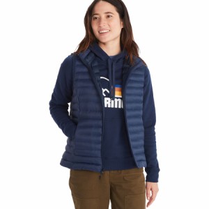 (取寄) マーモット レディース エコー フェザーレス ベスト - ウィメンズ Marmot women Echo Featherless Vest - Women's Arctic Navy