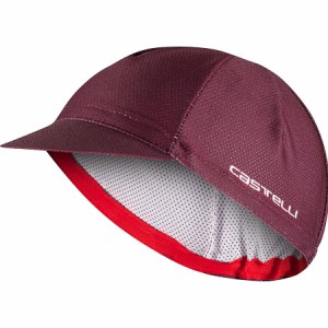 (取寄) カステリ ロッソ コルサ 2 キャップ Castelli Rosso Corsa 2 Cap Deep Bordeaux