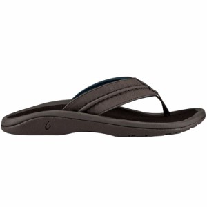 (取寄) オルカイ メンズ ホクア フリップ フロップ - メンズ Olukai men Hokua Flip Flop - Men's Dark Wood/Dark Wood