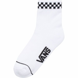 (取寄) バンズ レディース ピー-カ-チェック クルー ソック - ウィメンズ Vans women Peek-A-Check Crew Sock - Women's White/Black