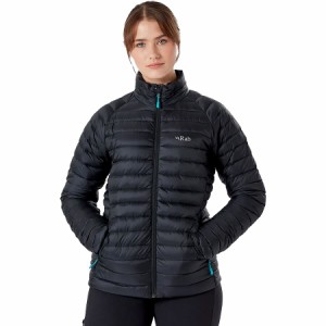 (取寄) ラブ レディース マイクロライト ダウン ジャケット - ウィメンズ Rab women Microlight Down Jacket - Women's Black