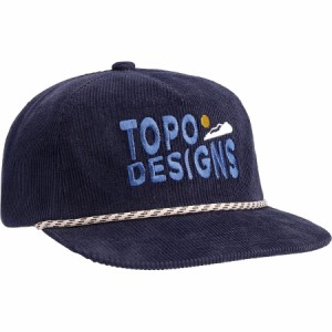 (取寄) トポデザイン コーデュロイ トラッカー ハット Topo Designs Corduroy Trucker Hat Navy/Sunrise