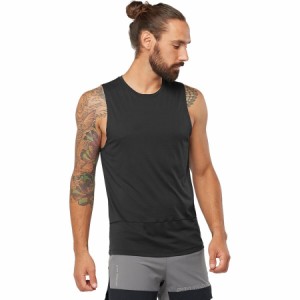 (取寄) サロモン メンズ クロス ラン タンク トップ - メンズ Salomon men Cross Run Tank Top - Men's Deep Black