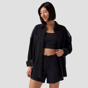 (取寄) バックカントリー レディース ワッフル ボタンアップ - ウィメンズ Backcountry women Waffle Button-Up - Women's Black