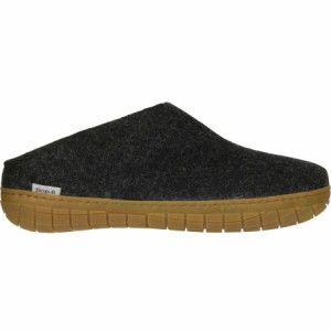 (取寄) グレーラップ ザ スリップ-オン ラバー スリッパ Glerups The Slip-On Rubber Slipper Charcoal/Tan