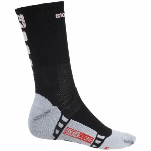 (取寄) ジョルダーナ FR-C トール プリント ソック Giordana FR-C Tall Print Sock Black/White Logo